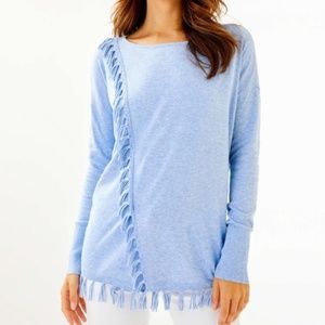 Lilly Pulitzer Emberly Sweater Heathered Blue